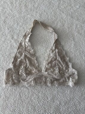 FP Intimately Lace Halter Bralette